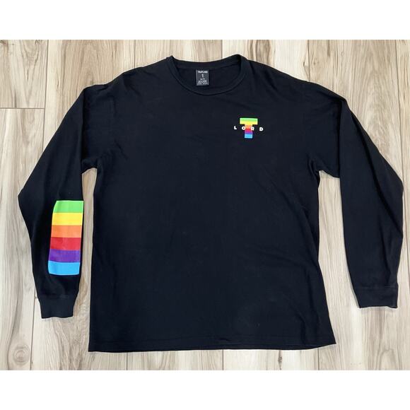 Traplord Longsleeve Tshirt Rainbow Logo Men’s Size XL - Picture 1 of 6